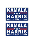 Kamala Harris 2024 President Campaign Car Magnet Bumper Magnet Truck Magnet Fridge Magnetic 6-inch by 4-inch 2PCS