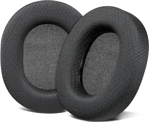 SOULWIT Earpads Replacement for SteelSeries Arctis 1/3/5/Arctis 7/7+/7P/7P+/7X/7X+/9/9X/Pro/Prime(Do Not Fit Any Arctis Nova) Headset, Ear Pads Cushions with High-Density Foam (Arctis MF Black)