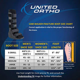 United Ortho Cam Walker Fracture Boot, Small, Black