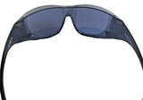 SOLAR SHIELD Fits-Over SS Polycarbonate II Smoke Sunglasses