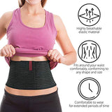 ORTONYX 6.25" Abdominal Binder for Men and Women/Postpartum Post-operative Post-surgery Wrap/Abdomen Navel Umbilical Hernia Support Belt / 524006 Black L/XXL