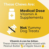 Doc Itchy Hair Skin & Nails Dog Pet Chews | Medical-Strength Vitamin A Retinol & B3 Niacinamide | Omega 3 EPA | Super Nutrients to Boost Skin Health & Prevent Irritation | Food Allergy Safe | 90 Count