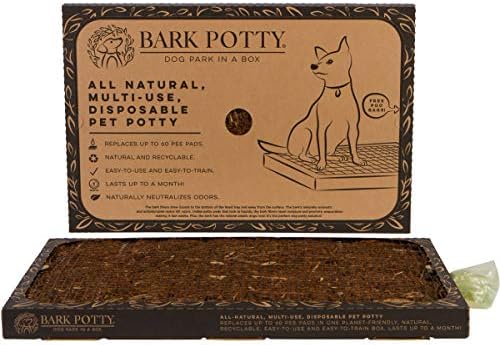 Disposable Dog Potty - Multi-Use, Odor Neutralizing, Non-Leaking - Lasts for Weeks - Indoor/Outdoor
