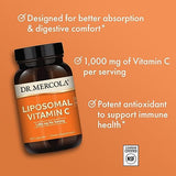 Dr. Mercola Liposomal Vitamin C 1,000 mg per Serving, 30 Servings (60 Capsules), Dietary Supplement, Supports Immune Health, Non GMO, NSF Certified