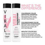 Celeb Luxury Viral Colorwash, Professional Semi-Permanent Hair Color Depositing Shampoo, Pastel Light Pink, 8.25 Fl Oz (Pack of 1)