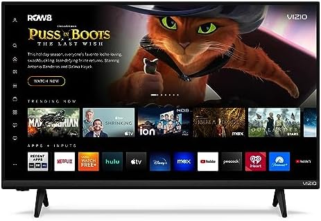 VIZIO 32-inch D-Series Full HD 1080p Smart TV with Apple AirPlay and Chromecast Built-in, Alexa Compatibility, D32fM-K07 / D32fM-K01, 2023 Model (Renewed)