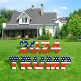 Trump Yard Signs - Trump 2024 Signs with Stake, 9Pcs Trump Yard Sign for Outdoor Garden Lawn Yard