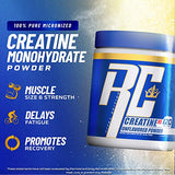 Ronnie Coleman Signature Series Creatine-XS, Creatine Monohydrate Powder, Post Workout Recovery for Muscle Building and Strength, Energy Support, Mass Gainer, Unflavored, 120 Servings