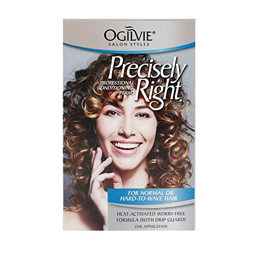 Ogilvie Salon Styles Precisely Right Professional Conditioning Perm Kit - Ideal for Color-Treated, Normal Hair - 1 Application