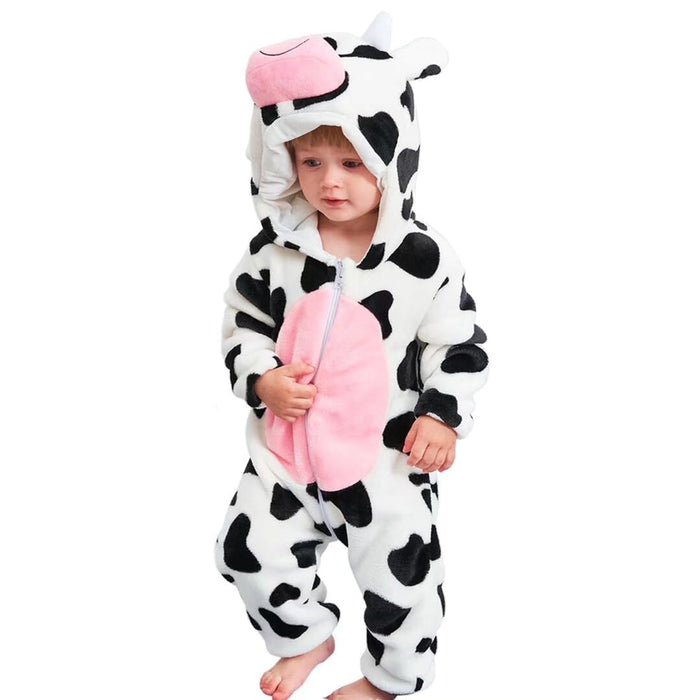 Baby Cow Costumes Unisex Toddler Outfit Halloween Dress Up Romper 18-24 Months