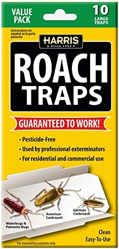 Harris Roach Glue Traps, Non Toxic (10-Pack)