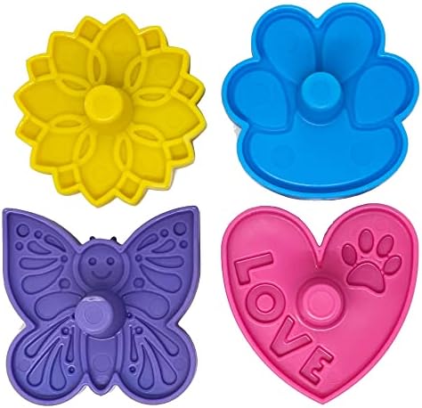 SodaPup Unstoppables – Stoppers & Stands for Treat Dispensers Made in USA from Non-Toxic, Pet Safe, Food Safe Nylon Material to Make Filling Treat Dispensers Easy & Mess-Free – 4 Pack