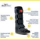 Brace Direct Air CAM Walker Fracture Boot Tall- Full Medical Recovery, Protection and Healing Walking Boot - Toe, Foot or Ankle Injuries, Fractures and Sprains DOCTOR RECOMMENDED BOOT