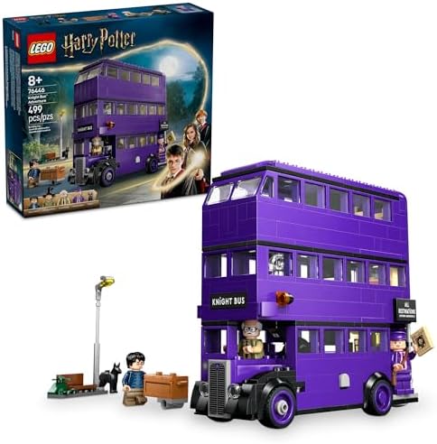 LEGO Harry Potter Knight Bus Adventure - Building Toy for Kids, Boys, and Girls, Ages 8+ - Iconic Bus from Harry Potter and The Prisoner of Azkaban - with 5 Minifigures - Birthday Gift Idea - 76446