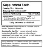 GliadinX Digestion of Gluten, Scientifically Proven Support for Strict Gluten-Free Diets for Celiac Disease and Gluten Intolerance, Celiac Safe Supplements – 90 Capsules