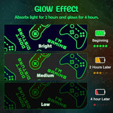 Gaming Blanket Toys Gifts for Boys - Glow in The Dark Game Controller Throw for Kids Age 1-14 Year Old Child Toddler Teen Birthday Christmas Valentine's Day Easter Presents Gamer Room Decor 50"x60"