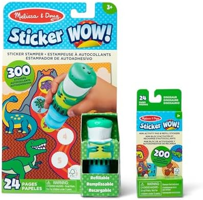 Melissa & Doug Sticker Wow! Dinosaur Bundle