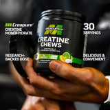 MuscleTech | Creatine Chews | Creapure | Muscle Recovery + Builder for Men & Women | Workout Supplement | 90 Chewable Candies | 30 Servings