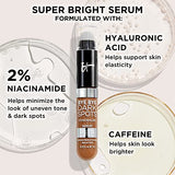 IT Cosmetics Bye Bye Dark Spots Concealer + Brightening Serum – 2% Niacinamide, Hyaluronic Acid & Caffeine - Medium Coverage, Natural Finish, All Skin Types – 32 Medium Warm, 0.22 fl. oz