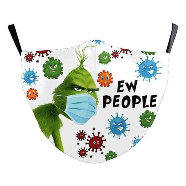 Ew People Face Mask Stole Christmas
