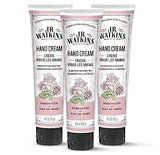 J.R. Watkins Natural Moisturizing Hand Cream, Hydrating Hand Moisturizer with Shea Butter, Cocoa Butter, and Avocado Oil, USA Made and Cruelty Free, 3.3oz, Rosewater, 3 Pack