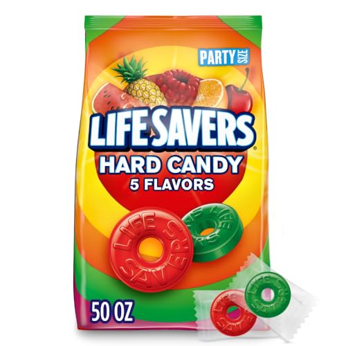 LIFE SAVERS Hard Candy 5 Flavors, 50-Ounce Party Size Bag