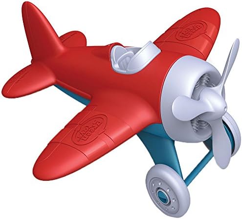 Green Toys Airplane - BPA Free, Phthalates Free, Red Aero Plane for Improving Aeronautical Knowledge of Children. Toys and Games