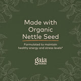 Gaia Herbs Energy Vitality - Energy Support Supplement to Maintain Healthy Energy and Stress Levels - with Ginkgo, Ginseng, Green Tea, and Nettle* - 60 Vegan Liquid Phyto-Capsules (20-Day Supply)