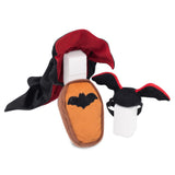 ZippyPaws Dog Halloween Dracula Vampire Costume Kit with Toys, Cute & Funny Outfit for Large & Small Puppies, OSFM - Frenchie, German Sheperd, Pitbull, Corgi, and More