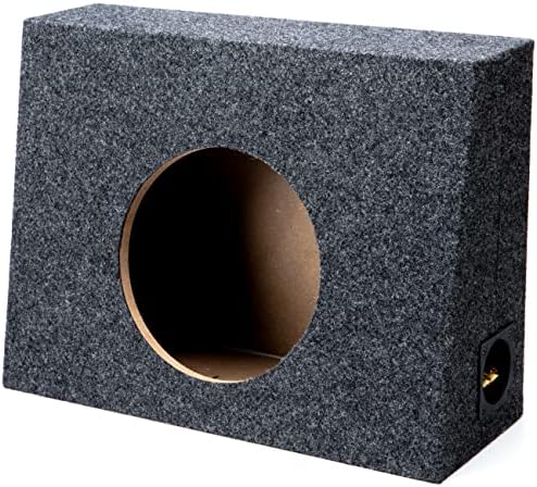 American Sound Connection Single 10" Subwoofer Regular Standard Cab Truck Sub Box Enclosure 5/8" MDF