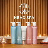 H&S Deep Experience Head Spa, 3-Piece Set, Relax x Moisturizer, Shampoo, Treatment, Refresh Massage Cream, Summer Limited Set, 15.3 oz (435 g) + 15.3 oz (435 g) + 435 g + 4.2 oz (120 g)