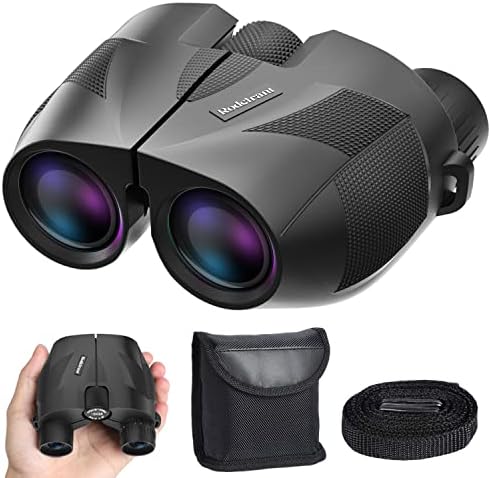 20x25 Compact Binoculars for Adults and Kids, Waterproof Binocular with Low Light Vision, Easy Focus Binoculars for Bird Watching