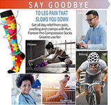 BIQU Compression Socks for Women and Men Circulation-Best Support for Running, Athletic, Nursing, Travel