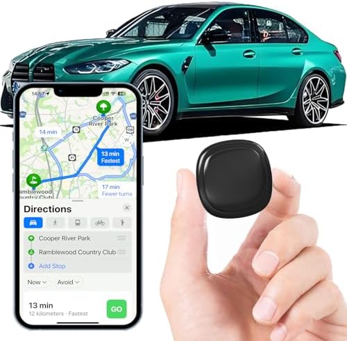 GPS Tracker for Vehicles,Mini Portable Magnetic Car GPS Tracker,Full Global Coverage Location GPS Tracker for Kids,Dogs,No Subscription Required/No Monthly Fee/No SIM Card Required