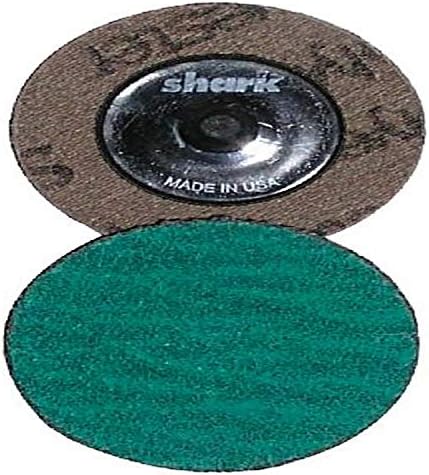 Shark 12618 3-Inch Grit-50 Green Zirconia Mini Grinding Discs, 25-Pack