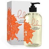 Lulu Orange Blossom Massage Oil. with Jojoba and Essential Oils. for Massaging 16 Ounce.