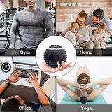 Wolady Vibrating Massage Ball 4-Speed High-Intensity Fitness Yoga Massage Roller, Relieving Muscle Tension Pain & Pressure Massaging Balls (Black)