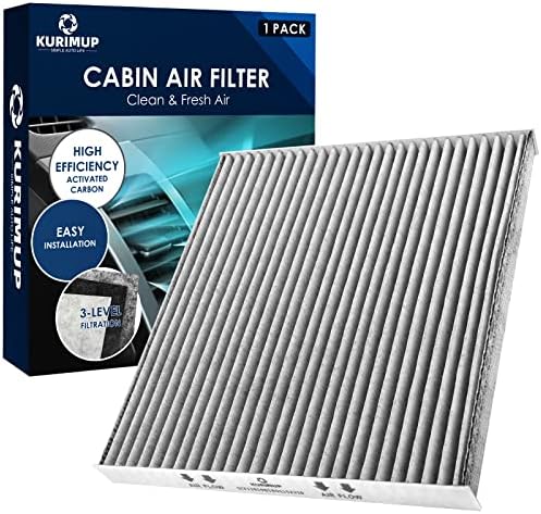 Premium Cabin Air Filter with Activated Carbon,Replacement for CF11819(CP819), Fit for Hyundai Sonata/Azera/Santa Fe, Kia Cadenza/Optima/Sedona, GMC Terrain, Chevrolet Equinox