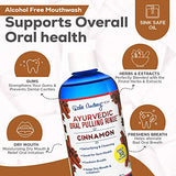 Dale Audrey Oil Pulling for Teeth and Gums | Made in USA Cinnamon Flavored Organic Sesame Oil Pulling| Ayurvedic Oil Pulling Rinse to Whiten Your Teeth & Freshen Your Breath