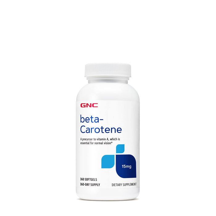 GNC beta-Carotene 15mg | A Precursor to Vitamin A which is Essential for Normal Vision | 360 Count