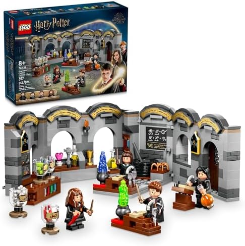 LEGO Harry Potter Hogwarts Castle: Potions Class Building Set, Harry Potter Toy for Boys & Girls, Age 8+ - Gift for Kids W/ 4 Minifigures - 76431