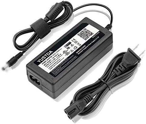 Yustda AC Adapter for Toshiba Satellite L15W-B1302 L15W-B1303 Notebook 65W Laptop Power Supply Cord Cable Battery Charger Mains PSU