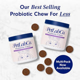 PetLab Co. Probiotics for Dogs, Support Gut Health, Diarrhea, Digestive Health & Seasonal Allergies - Pork Flavor - 30 Soft Chews - Packaging May Vary