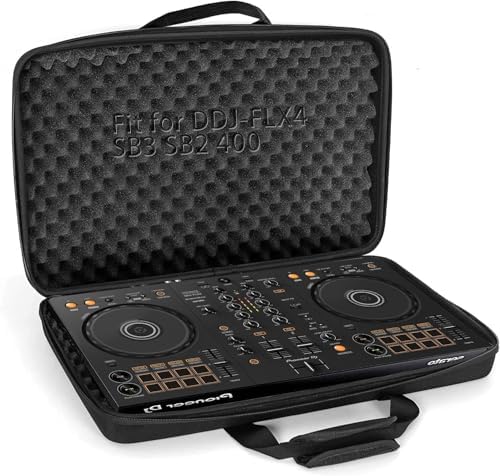 Lightweight Molded Hard Storage Case Fits for DDJ-FLX4 / DDJ-400 / DDJ-SB3 SB2 or DDJ-RB 2-Channel Controller