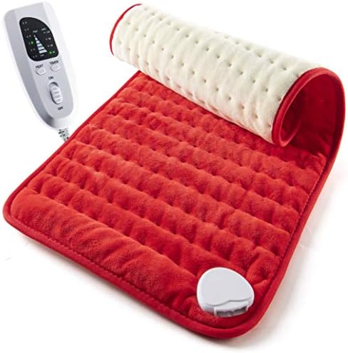 Medical king "Heating pad - Electric Heating pad - Best Heating pad for Back Pain and Cramps Relief - 2 Hour auto Off - Measures 24"" X 12"" - Moist Heating pad with Many Adjustable Setting - Heats