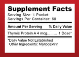ProBoost, 4 McG Thymic Protein A (TPA) Powder Packets - All Natural, Non-GMO, Immune Regulation and Support Supplement - 60 Packets, 4 McG TPA/Serving