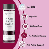 It Works! Hair Skin Nails - Beautifying Supplement with Keratin and Biotin - Nourishing Complex - Hair, Skin, and Nails Supplement - 60 Capsules Hair Nails and Skin Vitamins for Women and Men