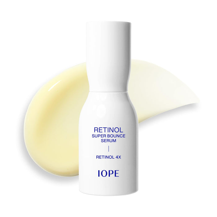 IOPE Retinol Serum Super Bounce Serum - Korean Retinol Eye Cream, Intensive Reactivating Korean Retinoid, Anti-Aging, Reduction in Fine Wrinkles, Gentle Nourishment for Sensitive Skin, 1.01 Fl Oz.