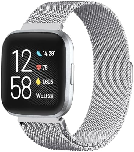 ZWGKKYGYH Compatible with Fitbit Versa and Versa 2 Bands for Women Men, Small