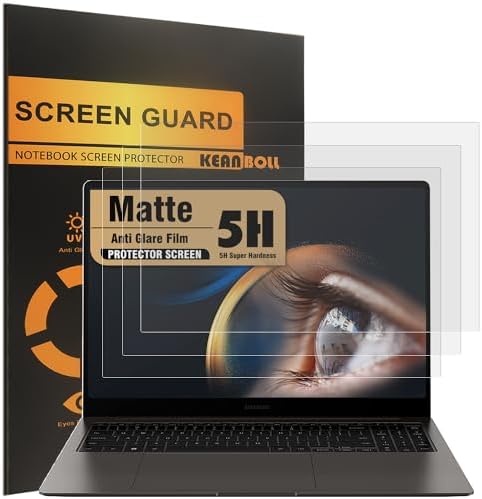 KEANBOLL 3 Pack Anti Glare Matte Screen Protector for Samsung Galaxy Book4 /Book3 Pro, Samsung Galaxy Book4 Pro 360/Galaxy Book3 Pro 360 16 Laptop, Anti Fingerprint Shield